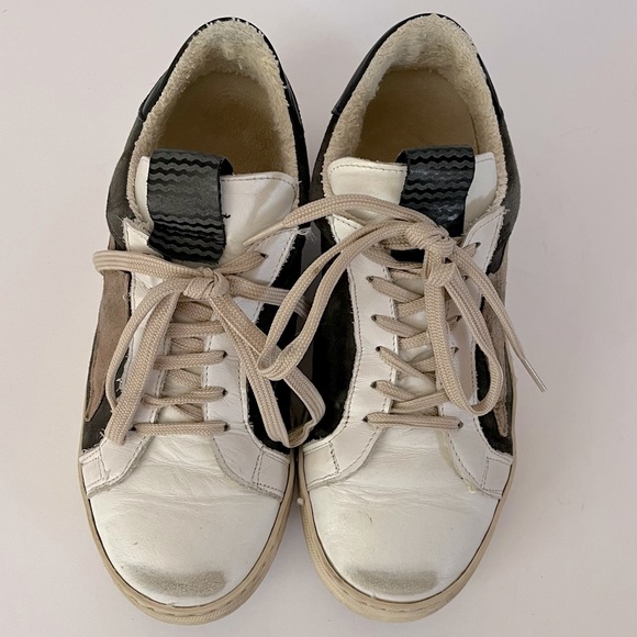 L’idea by Lori Distressed Star Leather Sneakers Size 39 (8). - Picture 7 of 10